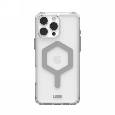 UAG Plyo Magsafe dėklas iPhone 16 Pro Max – sidabrinis