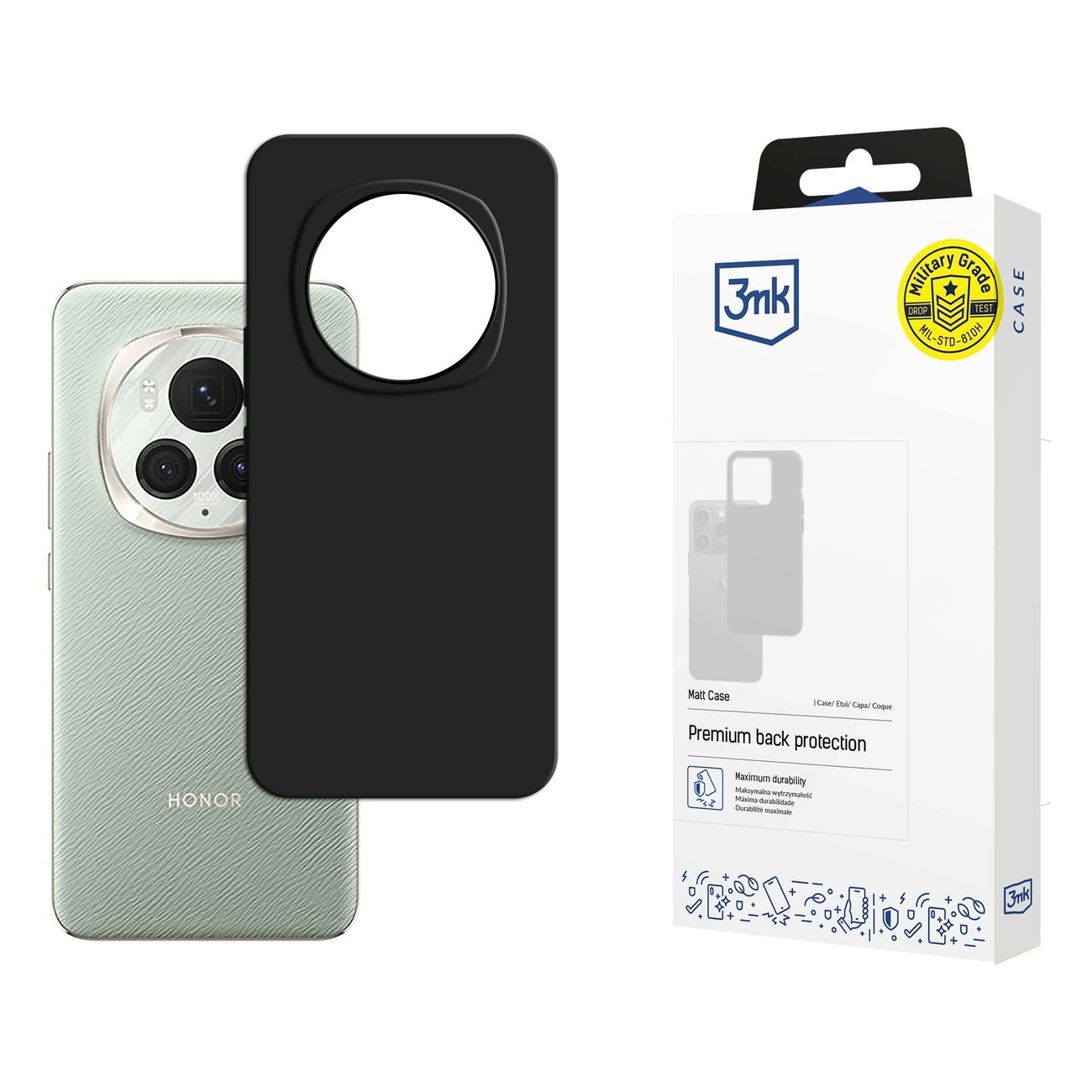 3mk Matt dėklas Honor Magic6 Pro – permatomas
