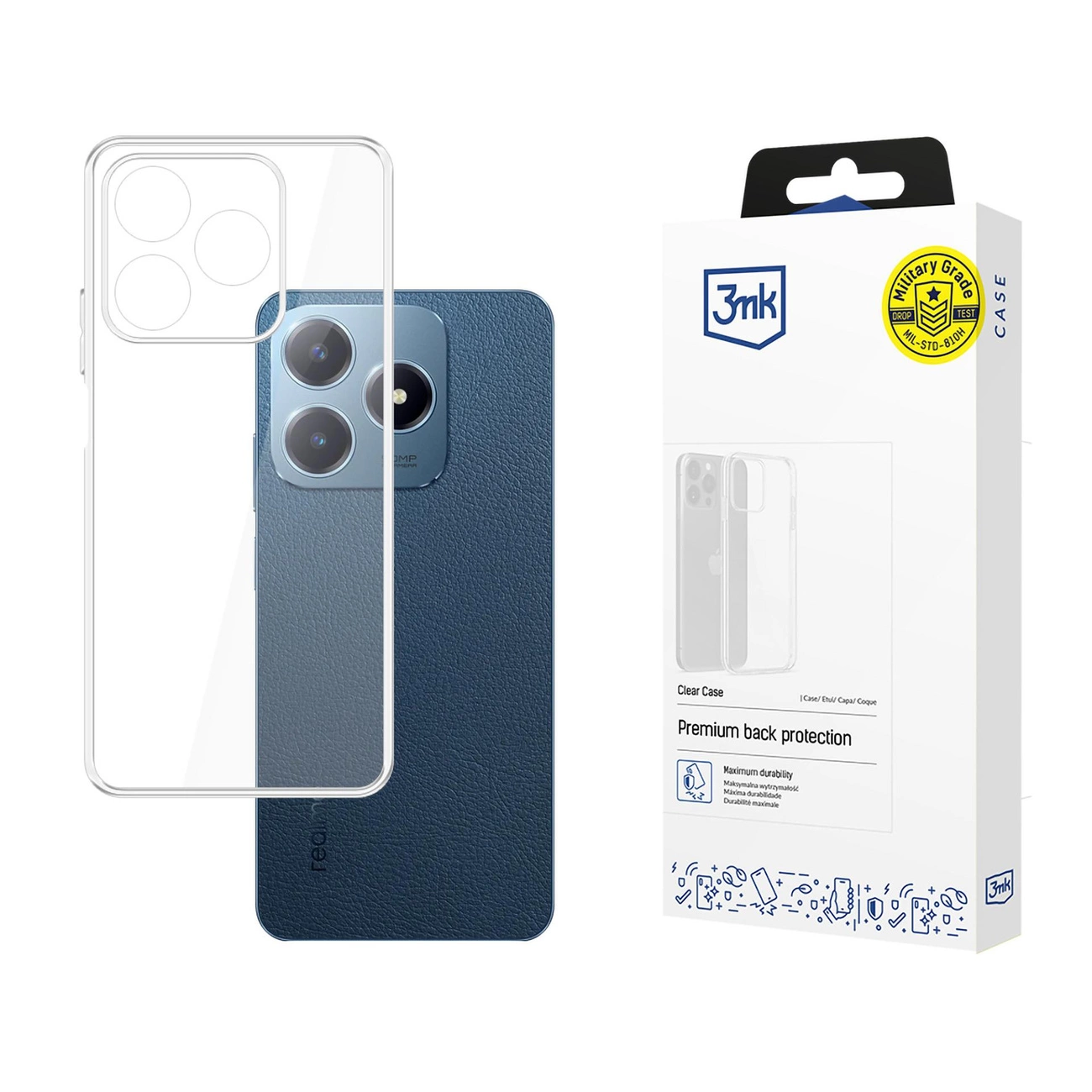 3mk Clear dėklas Realme C63 – permatomas