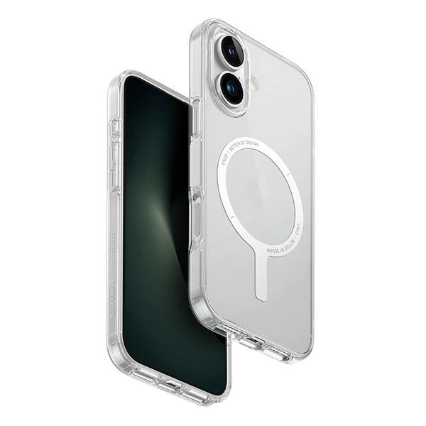 Uniq Clario įkrovimo dėklas iPhone 16 6.1” Magclick skaidrus