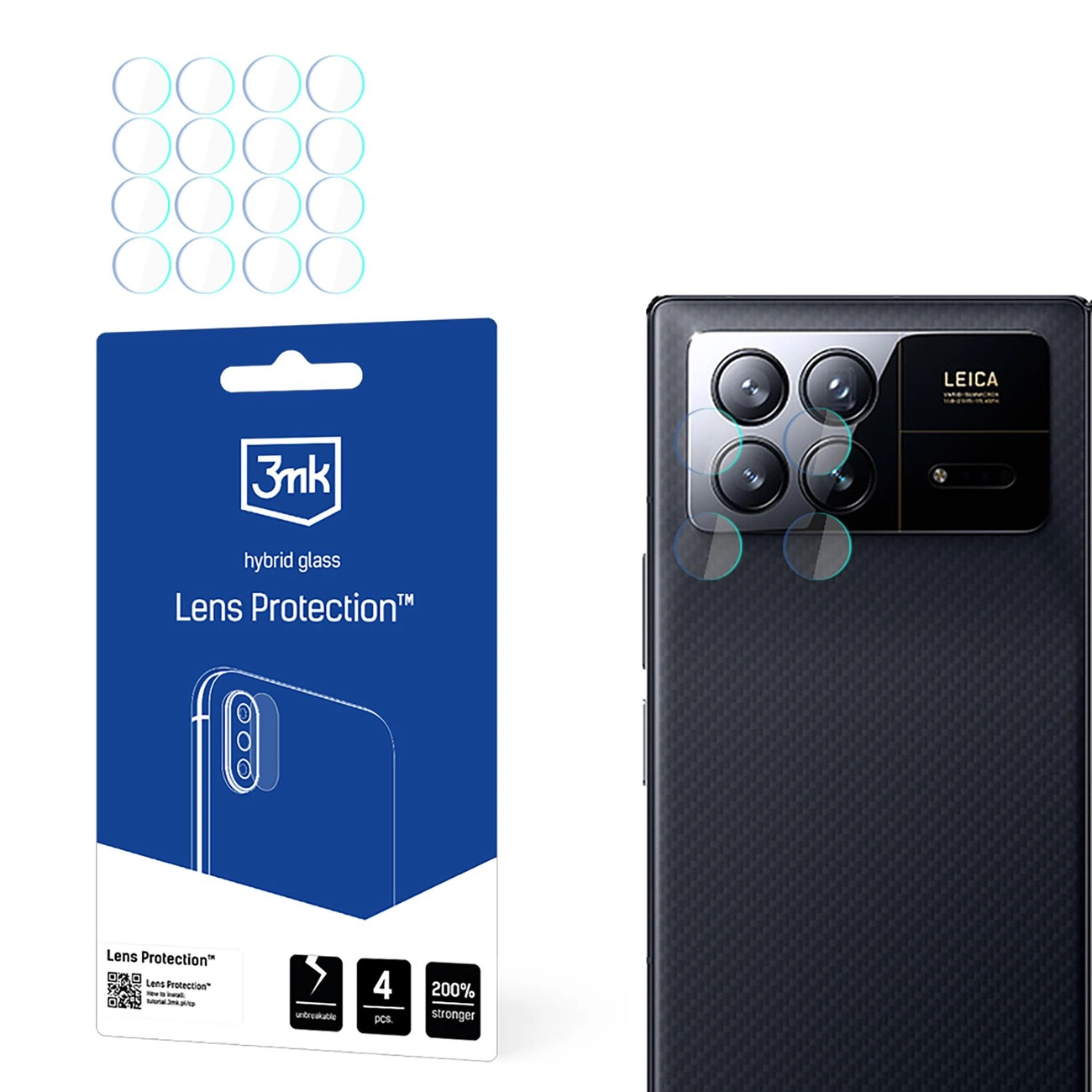 3mk Lens Protection kameros dangtelis Xiaomi Mix Fold 3 (priekis)