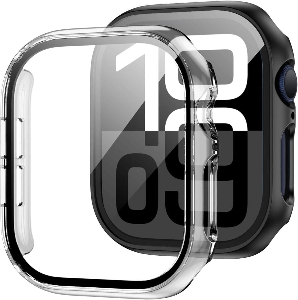 Tech-Protect Defense360 Grūdintas stiklas Apple Watch 10 (42 mm) – skaidrus