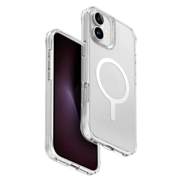 Uniq LifePro Xtreme Magclick įkrovimo dėklas iPhone 16 – skaidrus