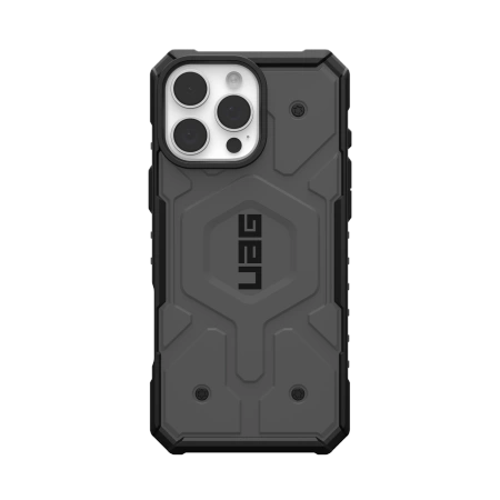 UAG Pathfinder MagSafe dėklas iPhone 16 Pro Max sidabrinis