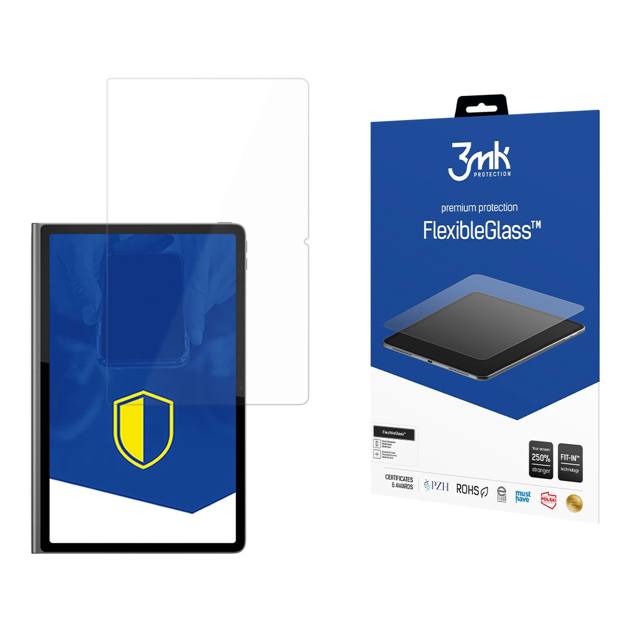 Hibridinis stiklas 3mk FlexibleGlass Lenovo Tab Plus 11.5 2024 – iki 13”