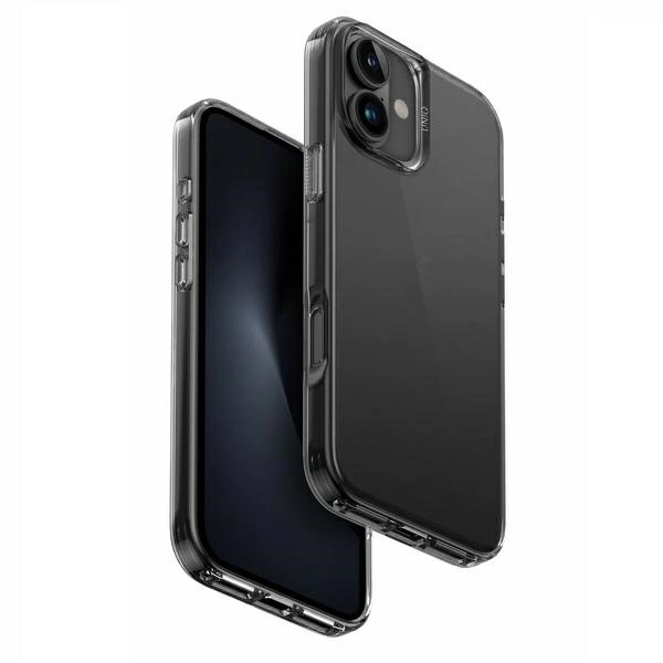 Uniq Air Fender dėklas iPhone 16 Plus – pilkas