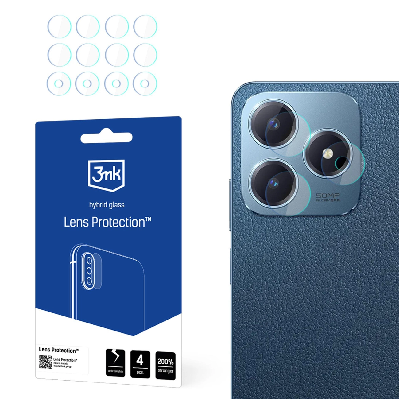 Kameros dangtelis 3mk Lens Protection Realme C63