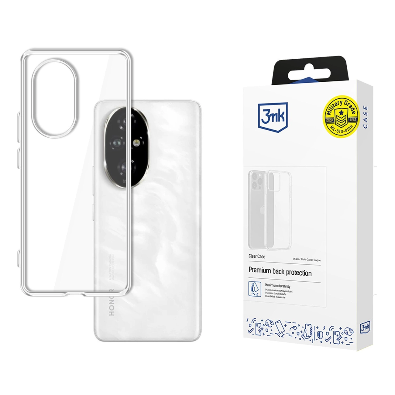 3mk Clear dėklas Honor 200 – permatomas