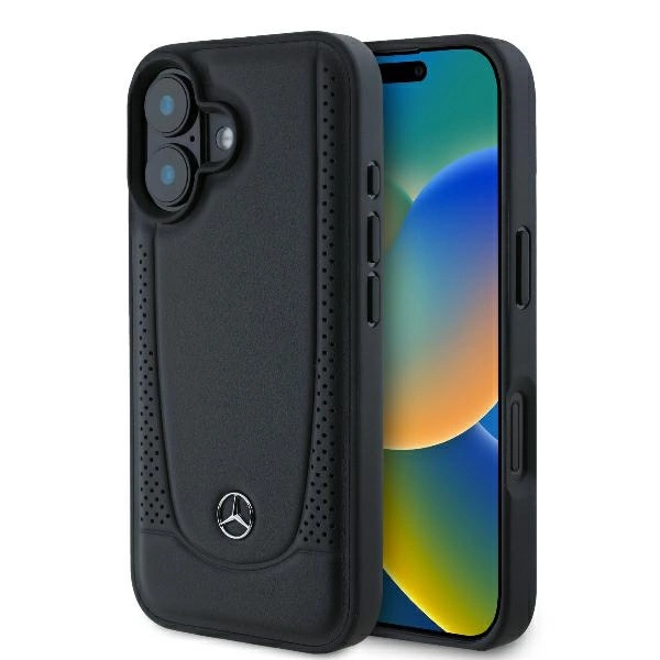 Mercedes odinis Urban dėklas iPhone 16 Plus – juodas