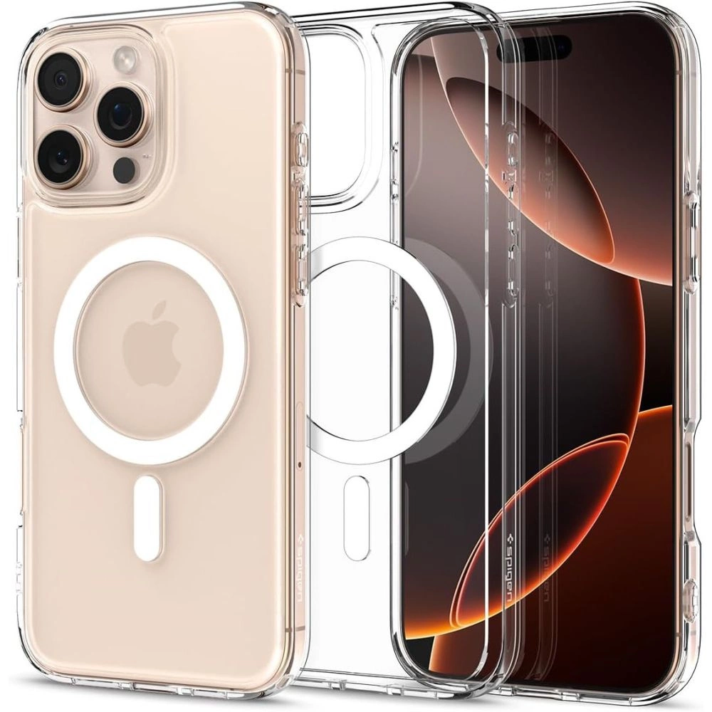 Spigen Ultra Hybrid Mag dėklas su MagSafe iPhone 16 Pro Max – balta