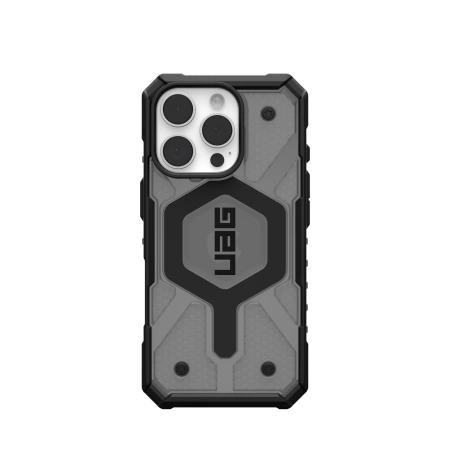 UAG Pathfinder Clear MagSafe dėklas iPhone 16 Pro permatomas