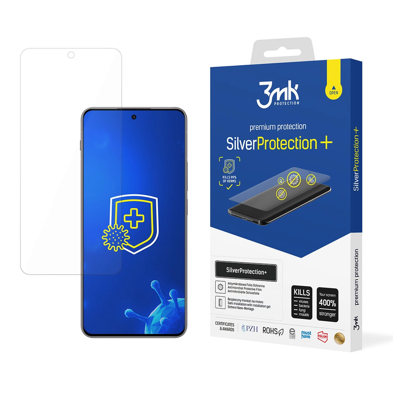 Antibakterinė apsauginė plėvelė 3mk SilverProtection+ OnePlus Nord 4