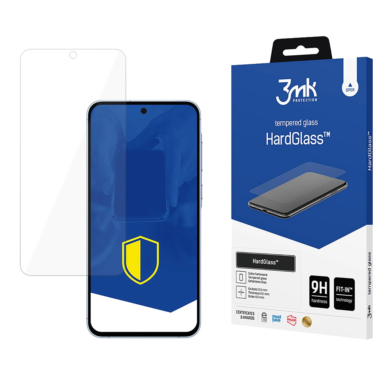 9H 3mk HardGlass™ stiklas ant Samsung Galaxy A55 5G