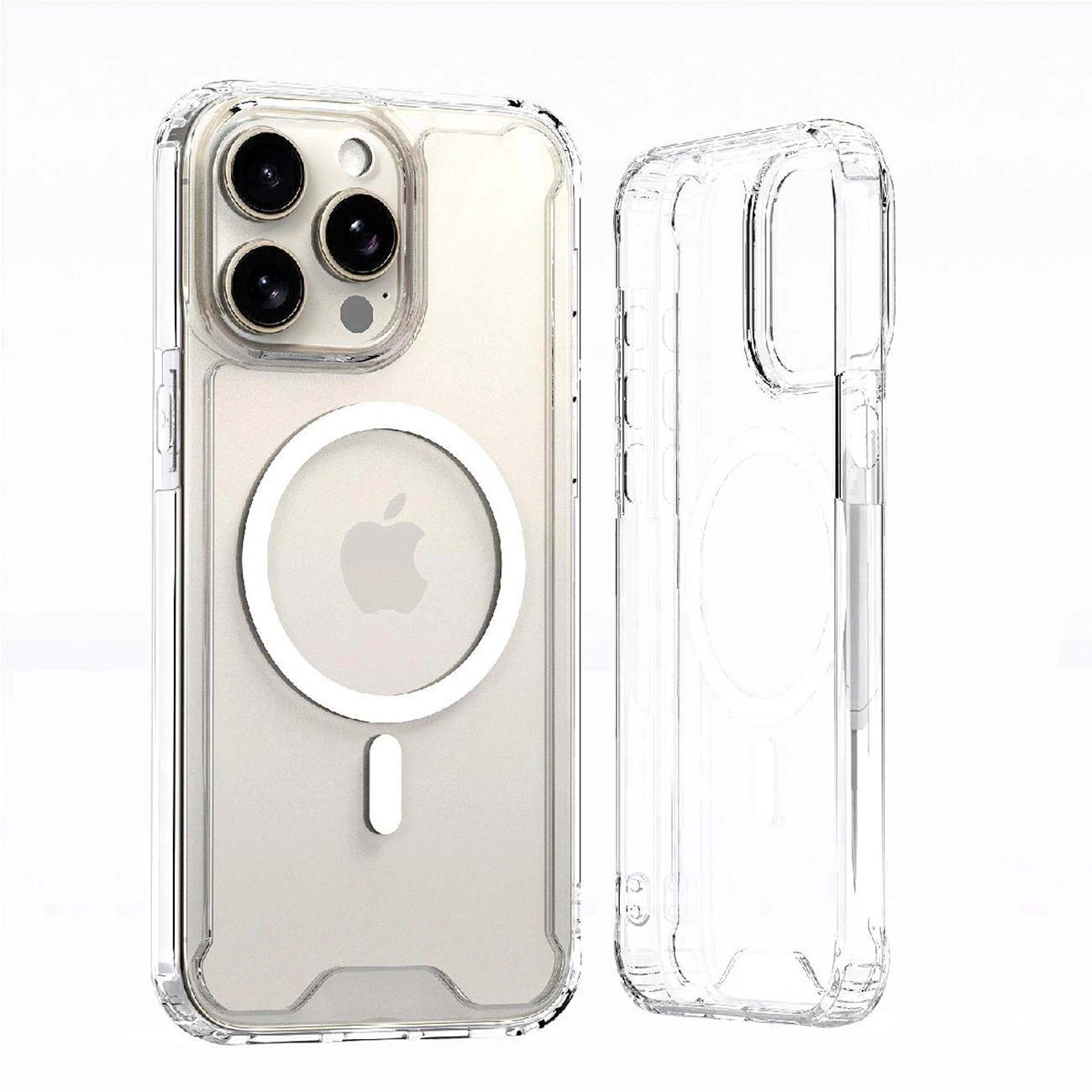 Clear Corner dėklas MagSafe iPhone 16 Pro - skaidrus