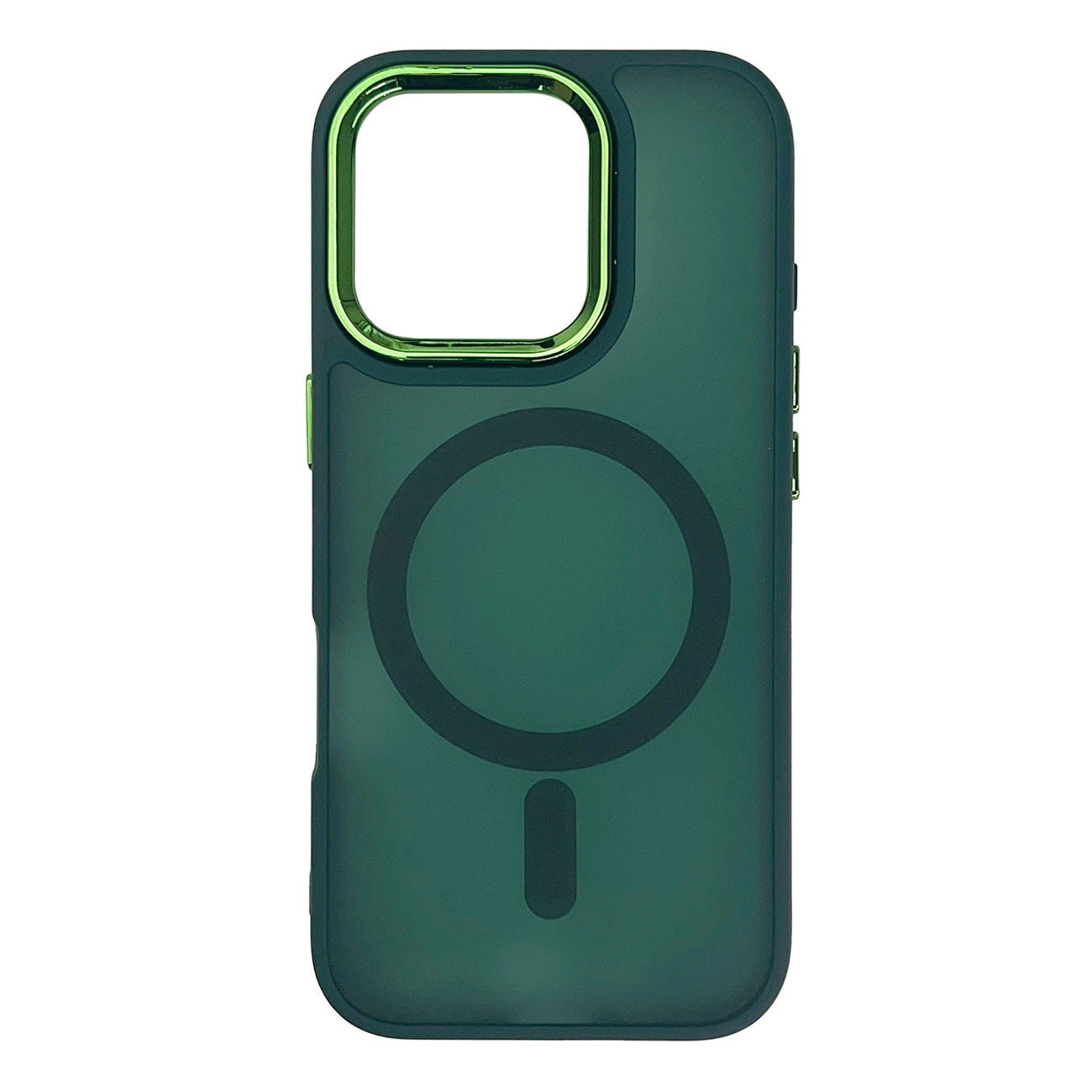 Magnetic Collection MagSafe dėklas iPhone 16 Pro - tamsiai žalias