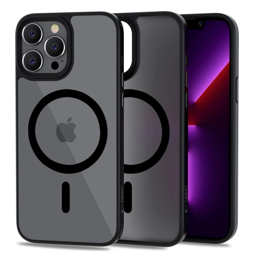 Tech-Protect MagMat MagSafe dėklas iPhone 13 Pro - matinė juoda