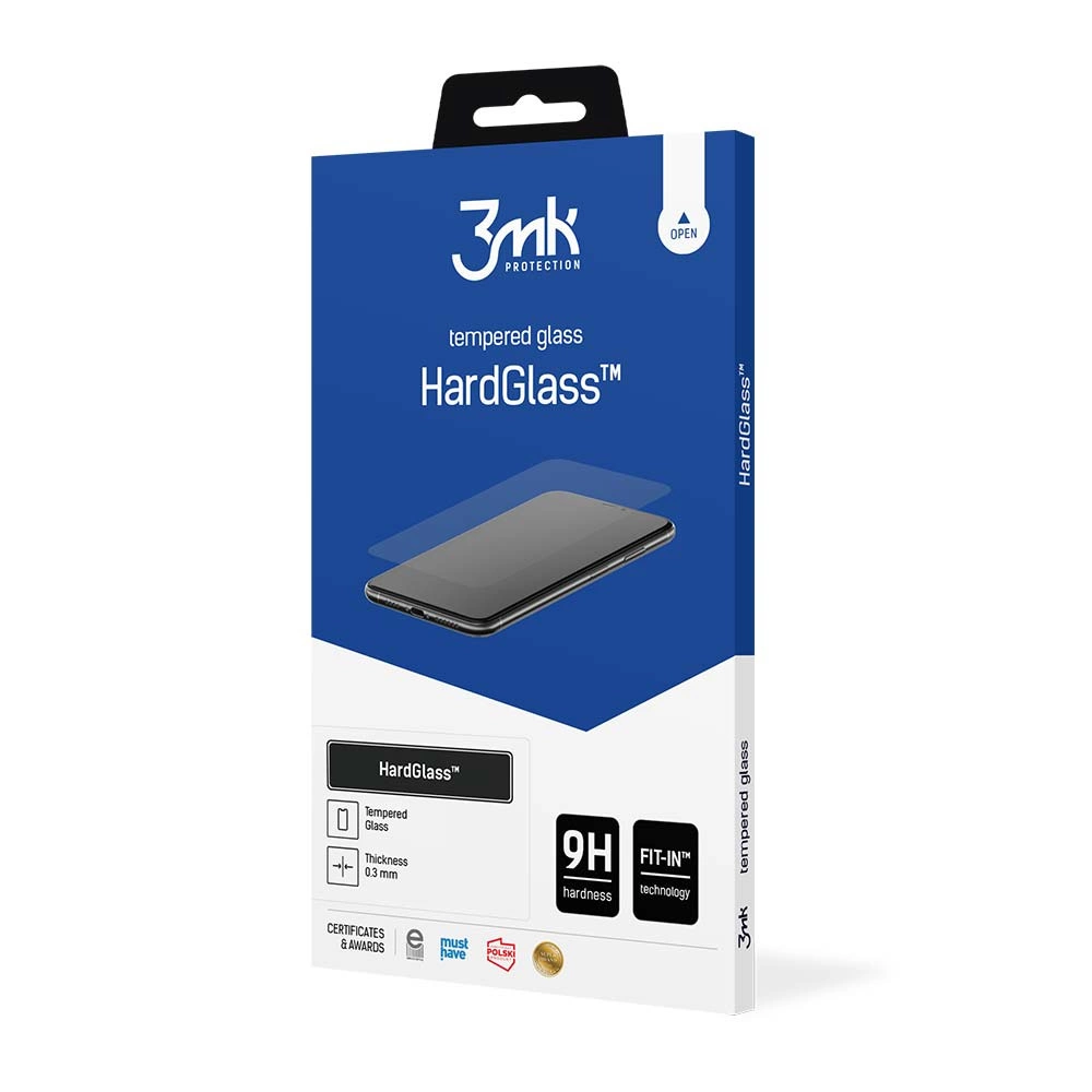 9H 3mk HardGlass™ stiklas skirtas iPhone X / XS / 11 Pro