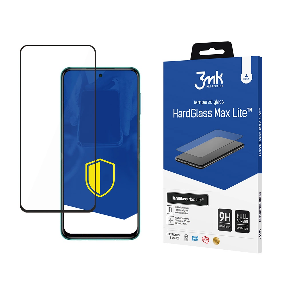 9H 3mk HardGlass Max Lite™ stiklas Xiaomi Redmi Note 9S