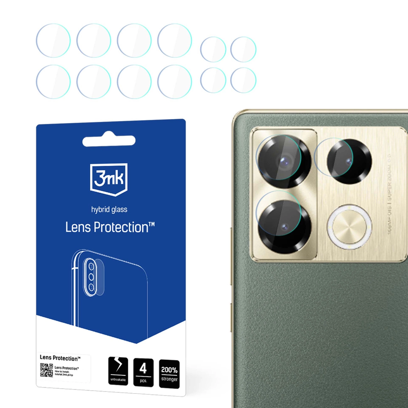 Kameros dangtelis 3mk Lens Protection Infinix Note 40 Pro