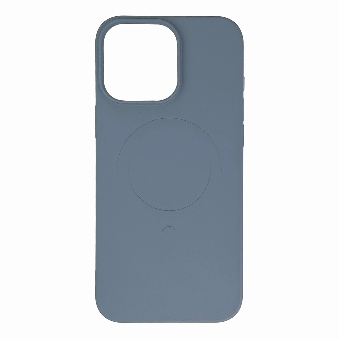 Liquid Silicone dėklas MagSafe iPhone 16 Pro Max - šviesiai pilkas