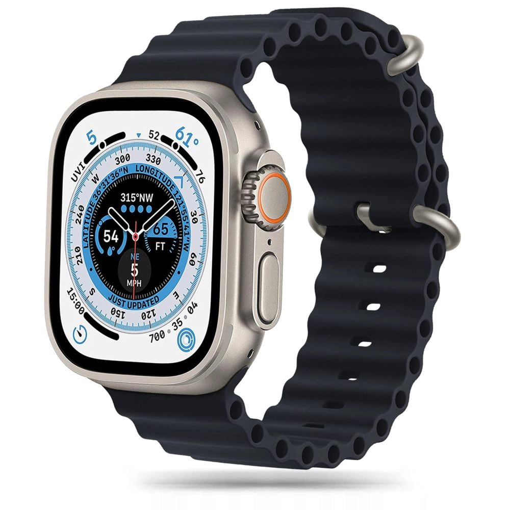 Tech-Protect IconBand Pro dirželis Apple Watch 4 / 5 / 6 / 7 / 8 / 9 / SE / Ultra 1 / 2 (42/44/45/49 mm) - juodas