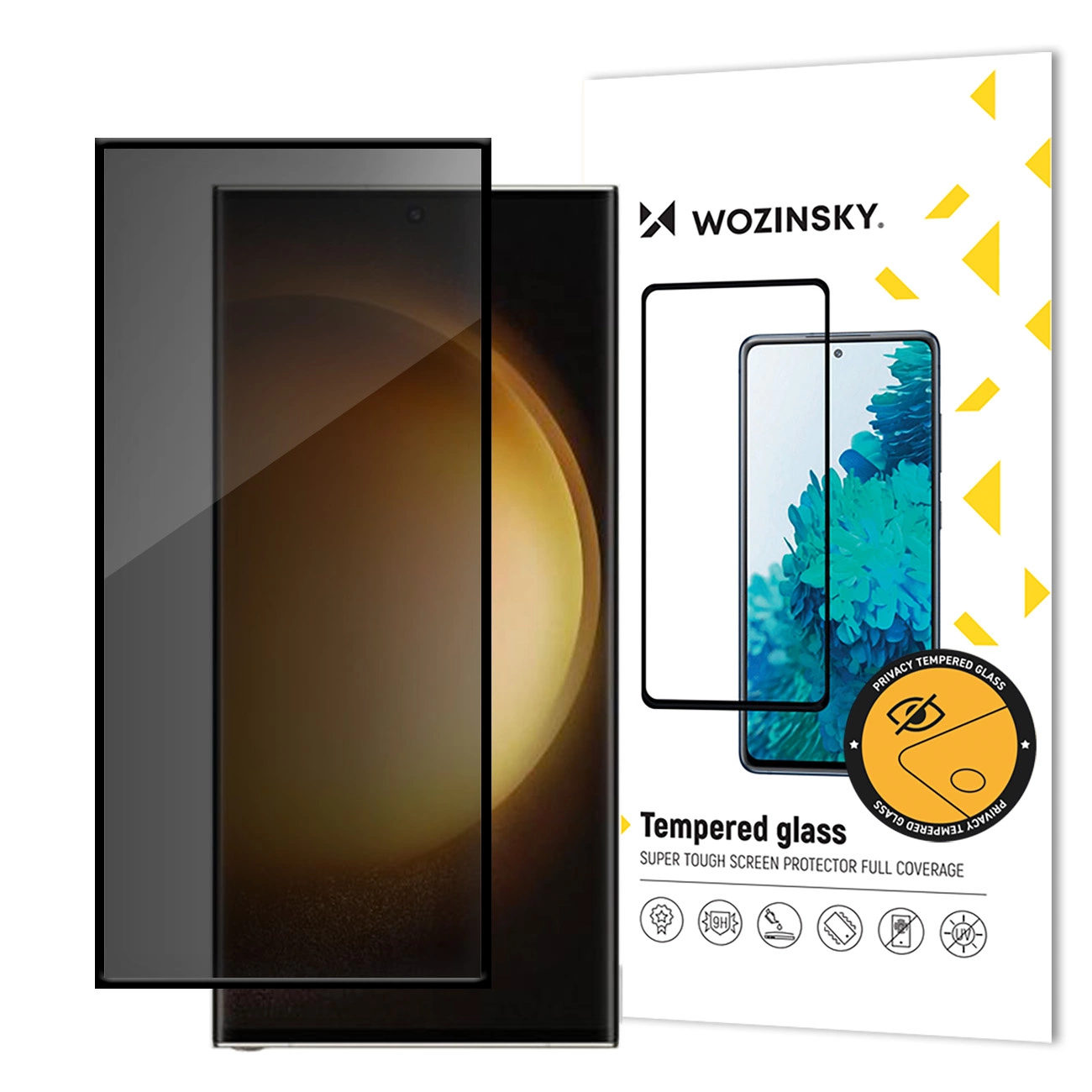 Wozinsky Privacy Glass grūdintas stiklas su privatumo filtru Samsung Galaxy S24 Ultra