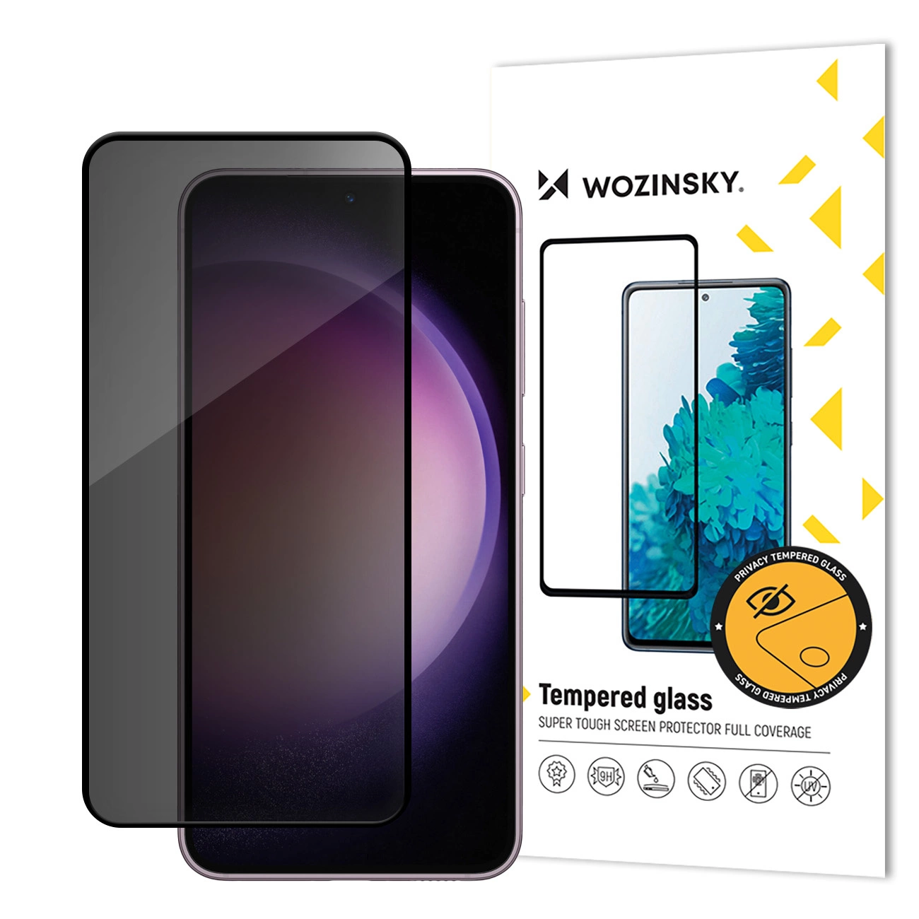 Wozinsky Privacy Glass grūdintas stiklas su privatumo filtru Samsung Galaxy S24+