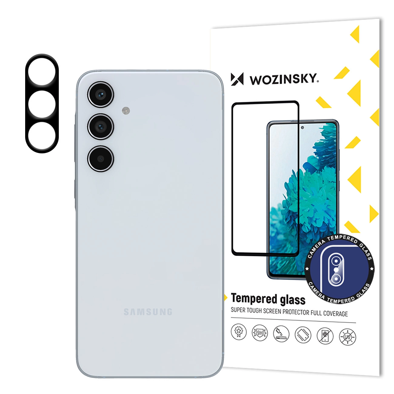 Wozinsky 9H grūdintas stiklas kameros apsaugai Samsung Galaxy A35
