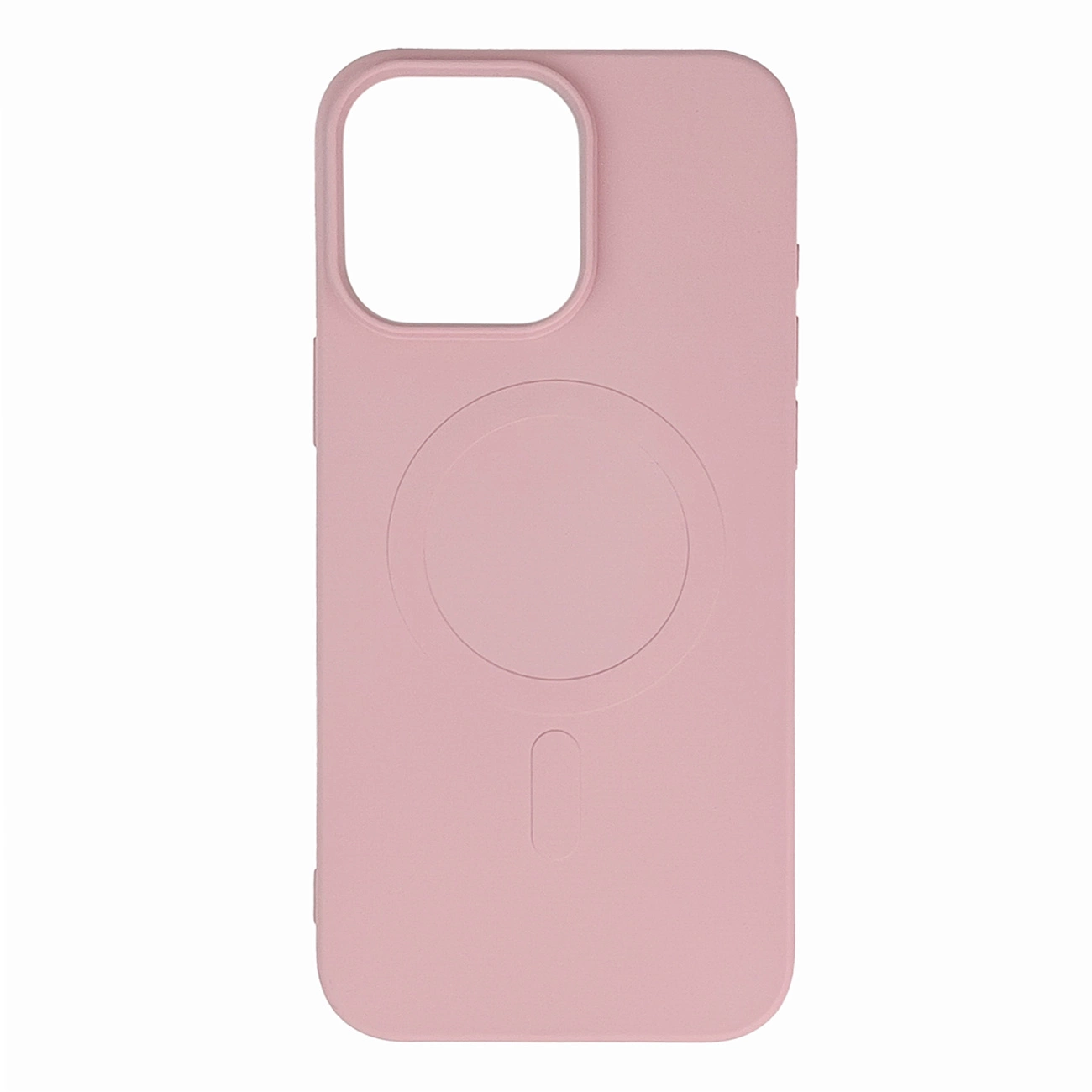 Liquid Silicone dėklas MagSafe iPhone 16 Pro Max - šviesiai rožinis
