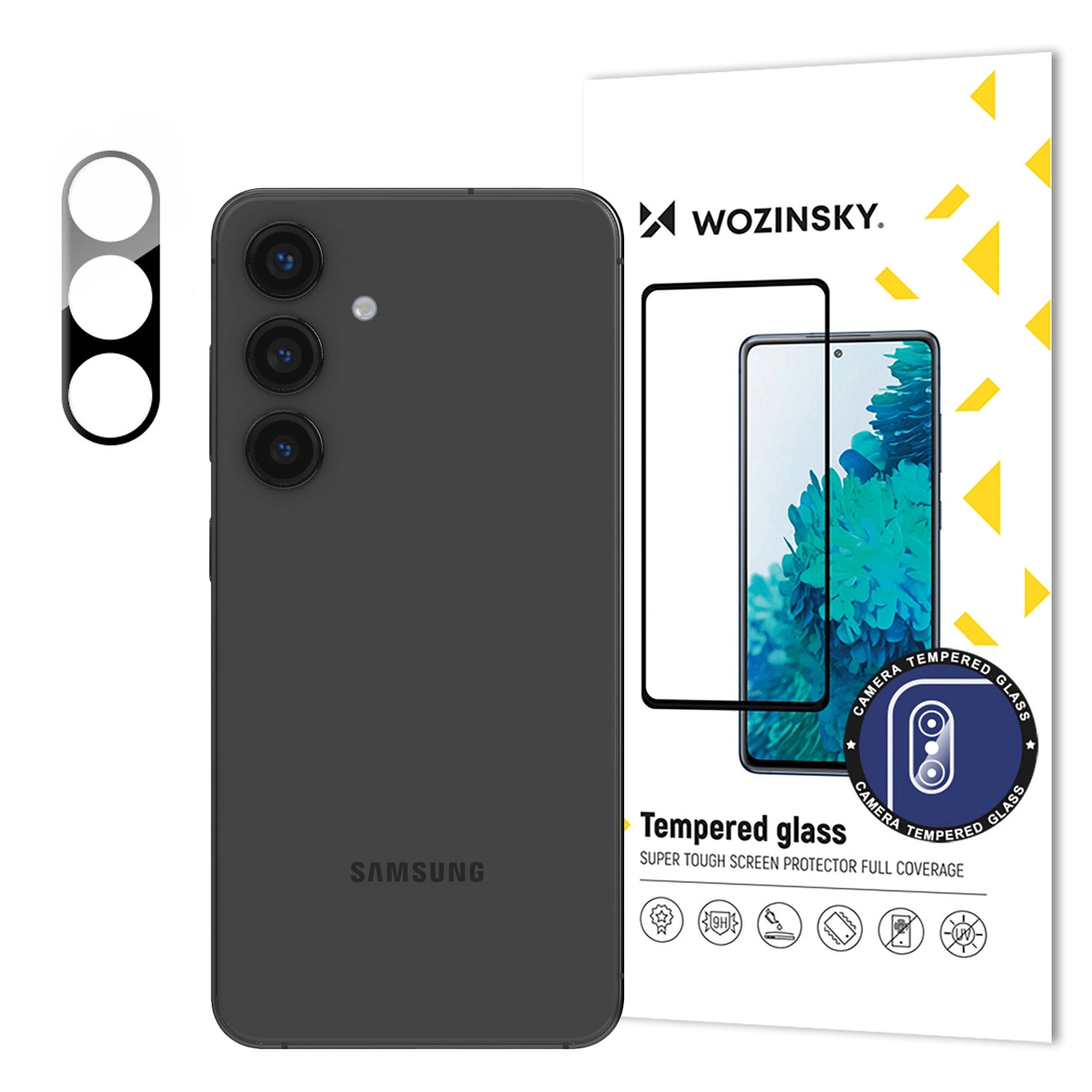 Wozinsky 9H grūdintas stiklas kameros apsaugai Samsung Galaxy S24