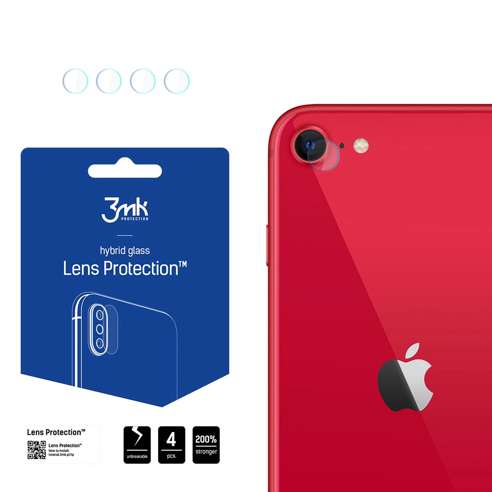 3mk Lens Protection™ hibridinis kameros stiklas iPhone SE 2020 / SE 2022