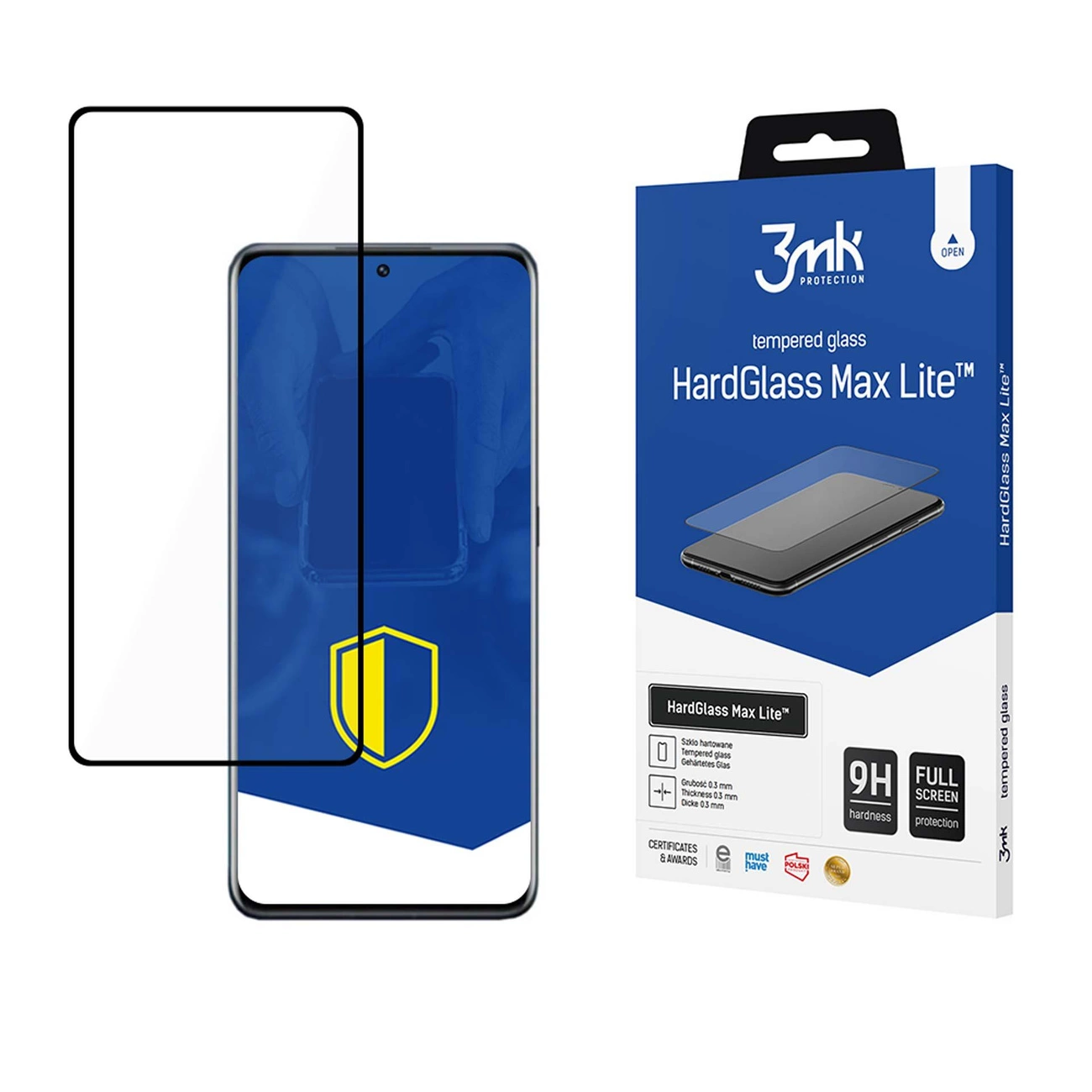 9H 3mk HardGlass Max Lite™ stiklas skirtas Xiaomi 12 / 12X