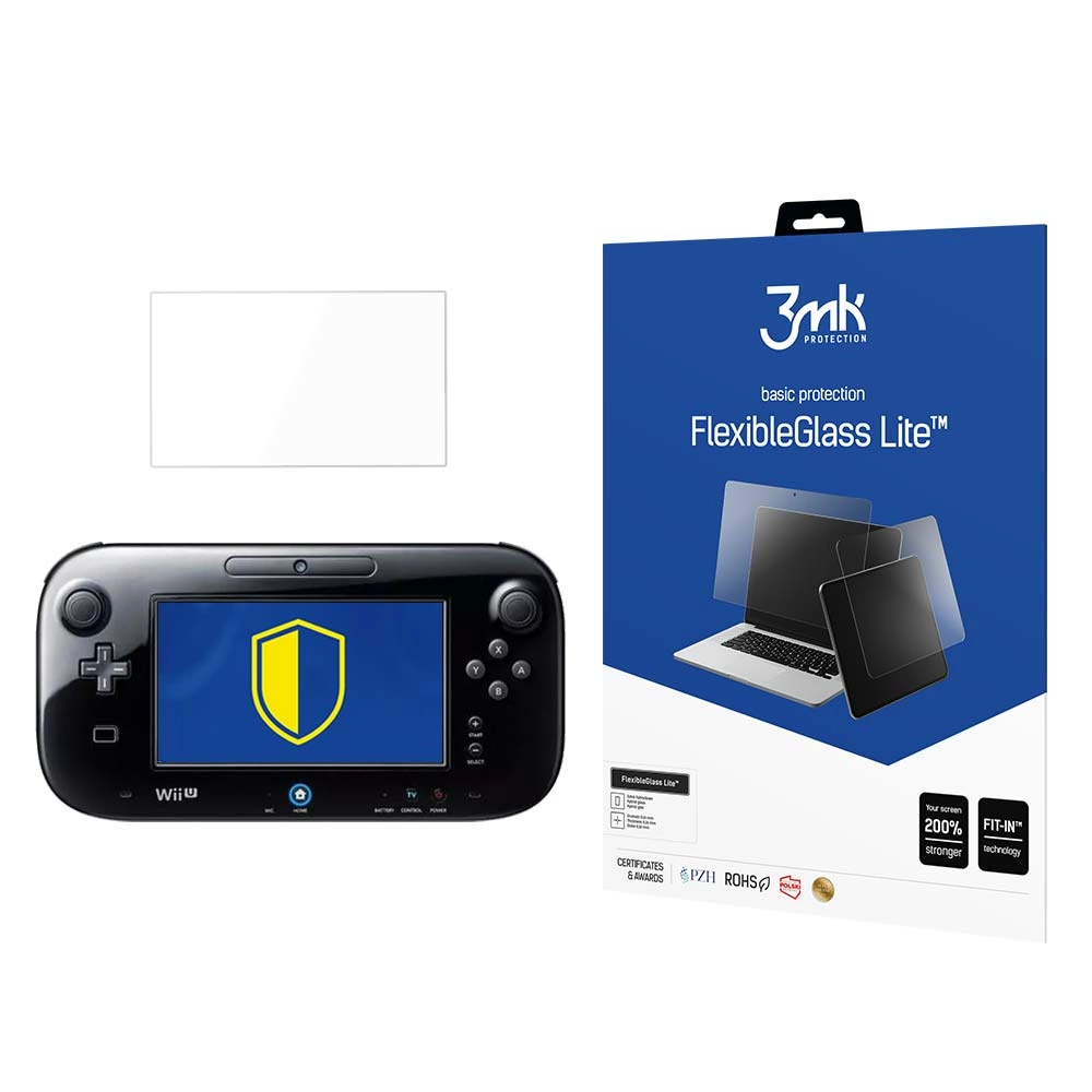 Grūdintas stiklas 3mk FlexibleGlass Lite skirtas Nintendo Wii U Gamepad