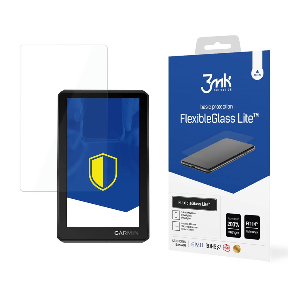 Grūdintas stiklas 3mk FlexibleGlass Lite skirtas Garmin Zumo XT