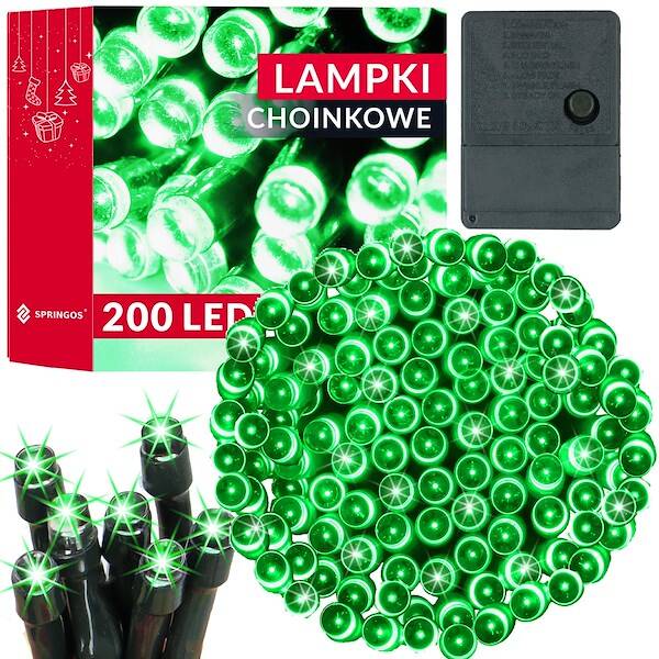 Springos® Žalios Apšvietimo Girliandos