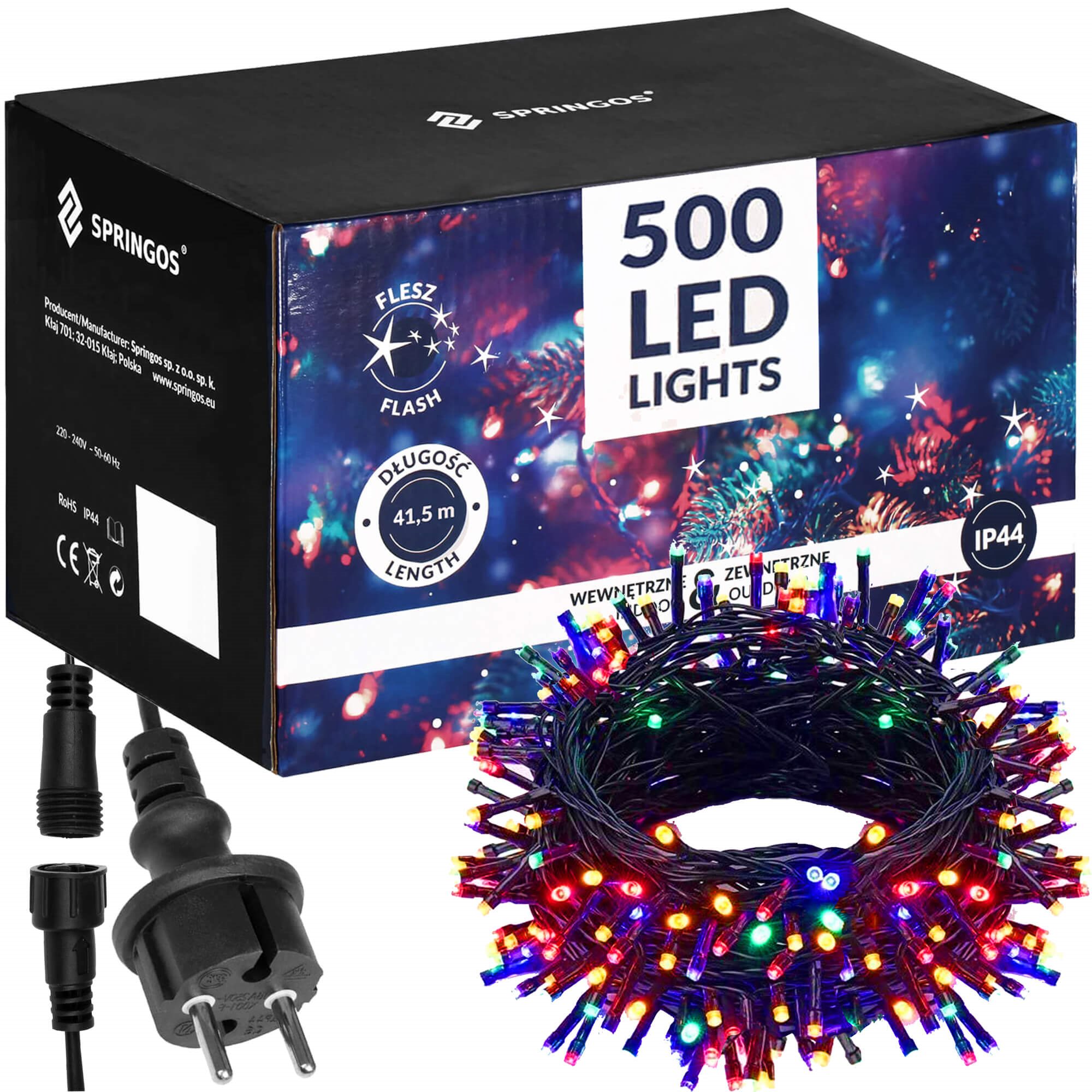 Springos LED Šviesos Grandinė