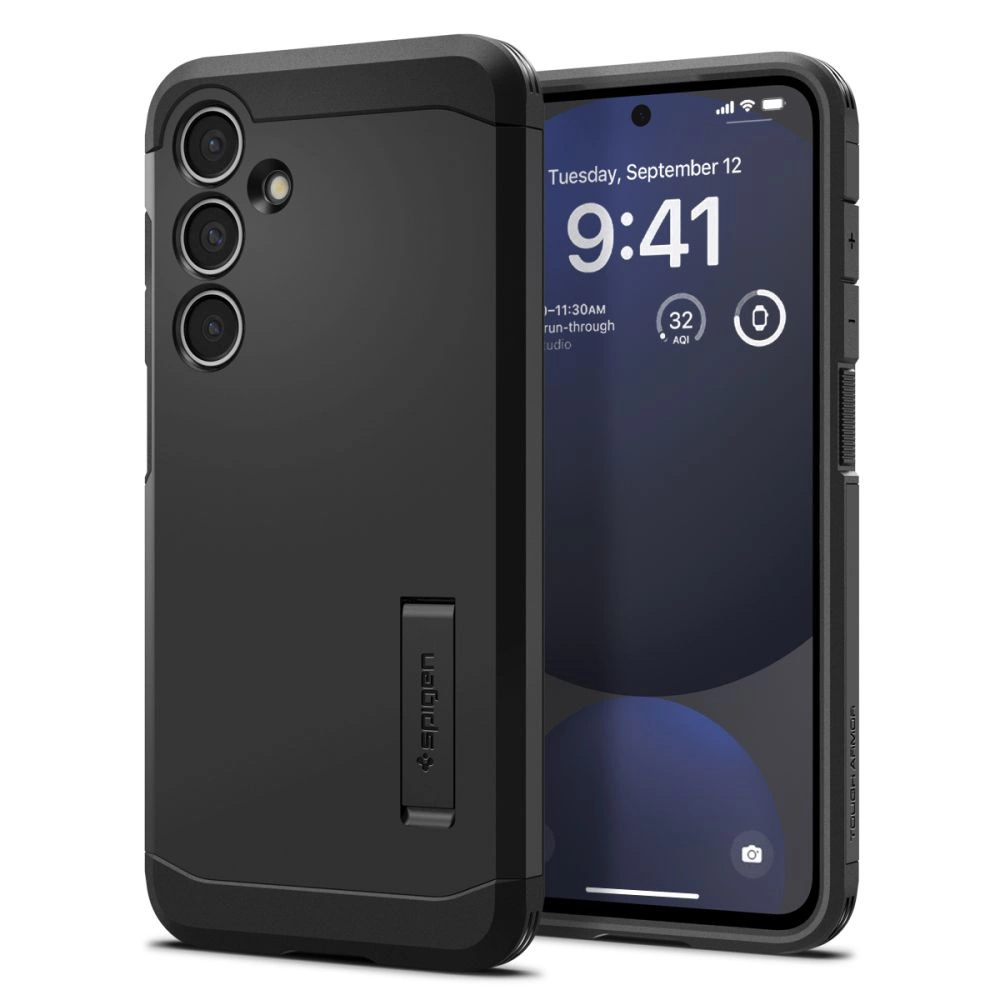 Spigen Tough Armor dėklas Samsung Galaxy S24 FE – juodas