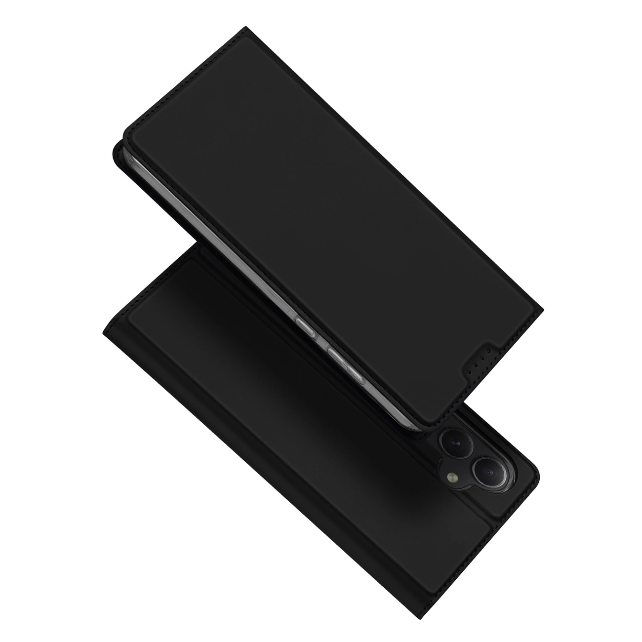 Dux Ducis Skin Pro dėklas Samsung A35 5G su vožtuvu - juodas