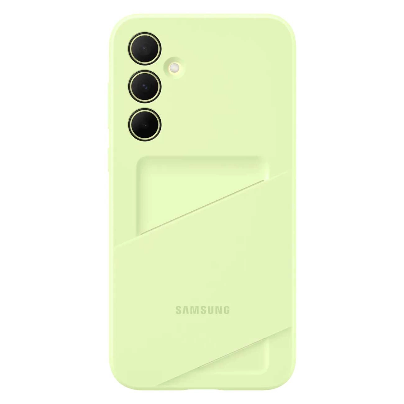 Samsung kortelių dėklas EF-OA356TMEGWW su kortelių kišenėle Samsung Galaxy A35 - žalias