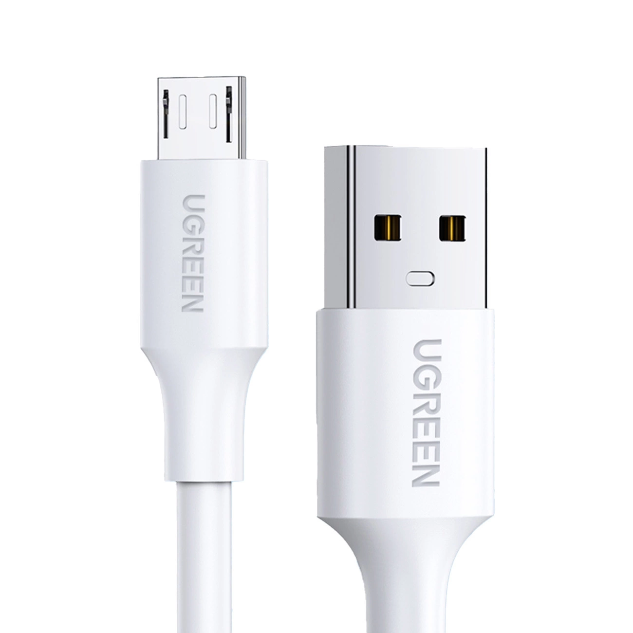 Ugreen US289 60140 micro USB / USB-A kabelis 0,5 m - baltas