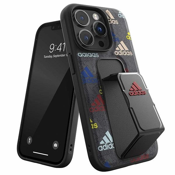 Adidas SP Grip Case iPhone 14 Pro – juodas/juodas/ryškus 50251
