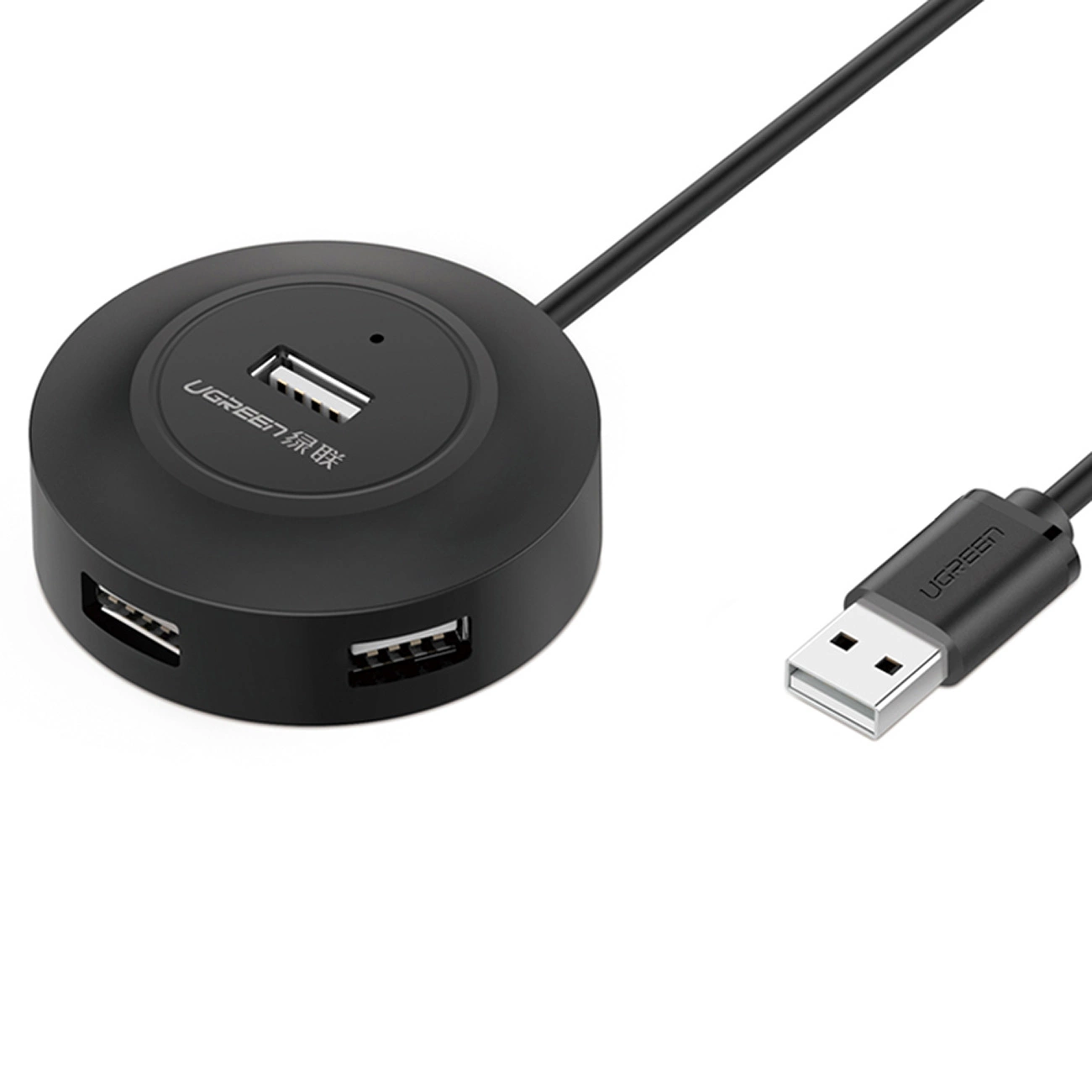 Ugreen HUB 4in1 USB-A – 4xUSB-A 2.0 480Mb/s 1 m – juodas (CR106)