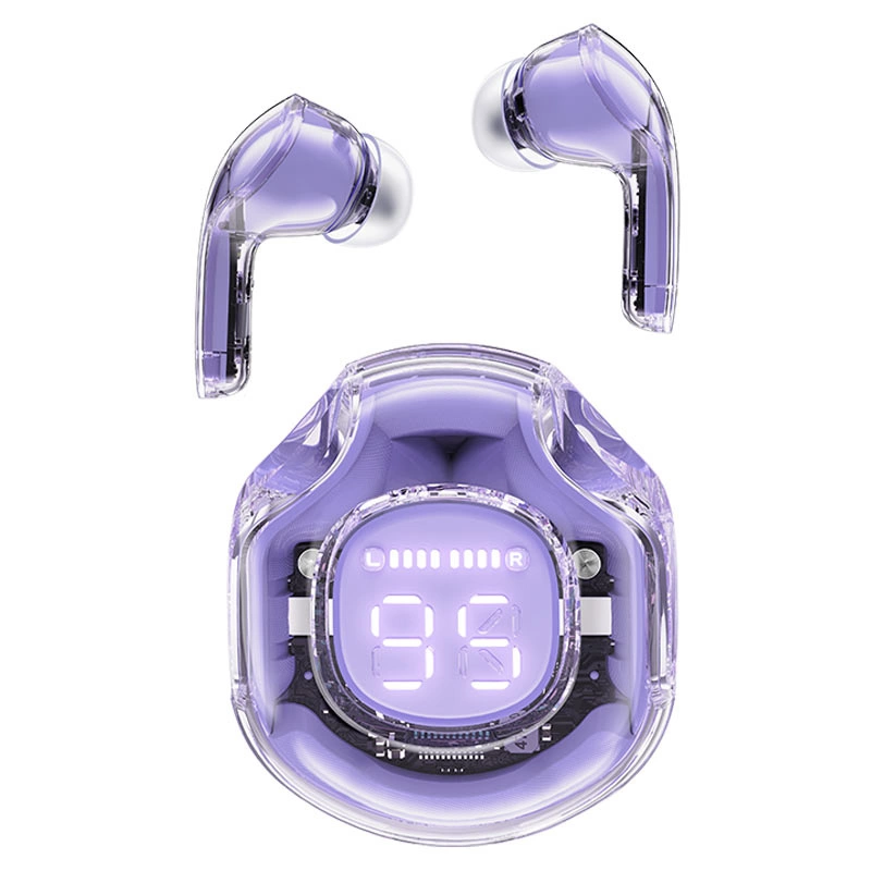 Acefast T8 TWS Bluetooth bevielės ausinės – violetinės