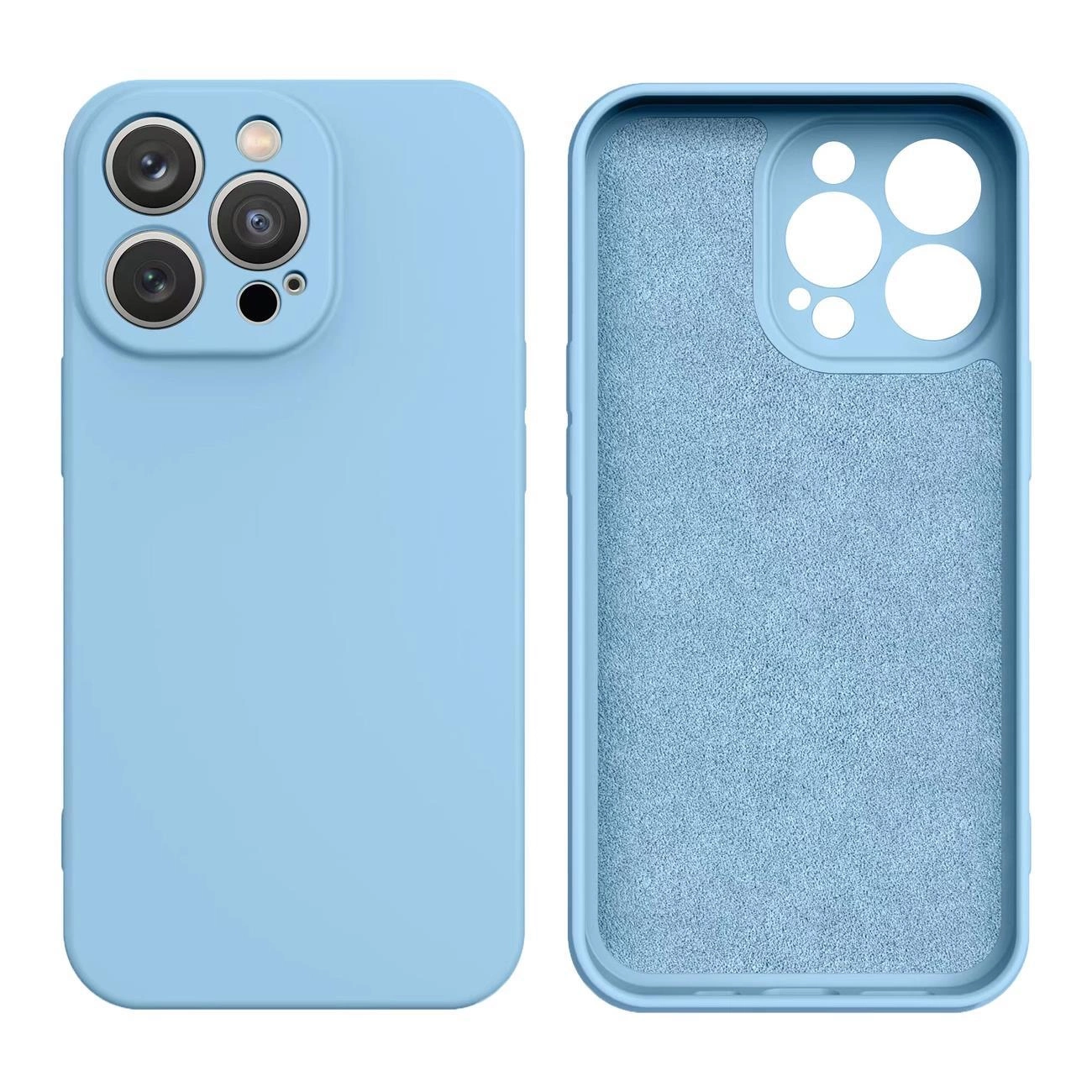 Silicone case for Xiaomi Redmi Note 11 Pro 5G / 11 Pro / 11E Pro silikoninis dėklas, šviesiai violetinė