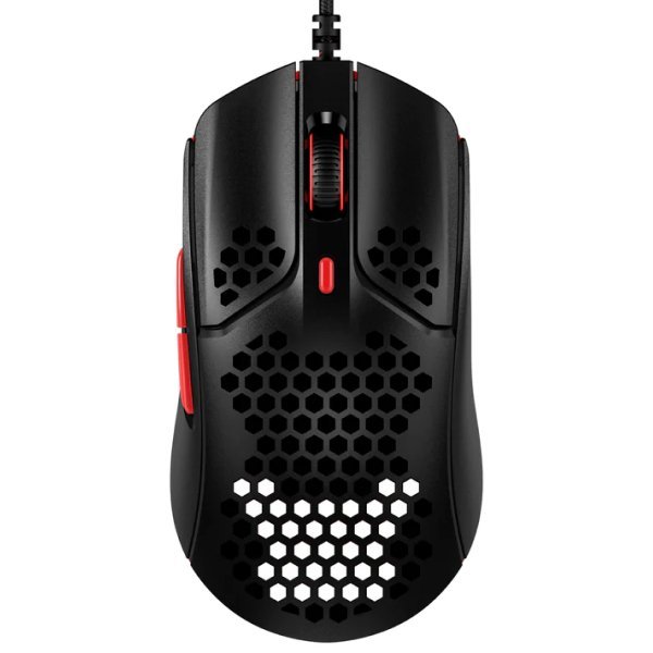 HyperX Pulsefire Haste – juoda-raudona