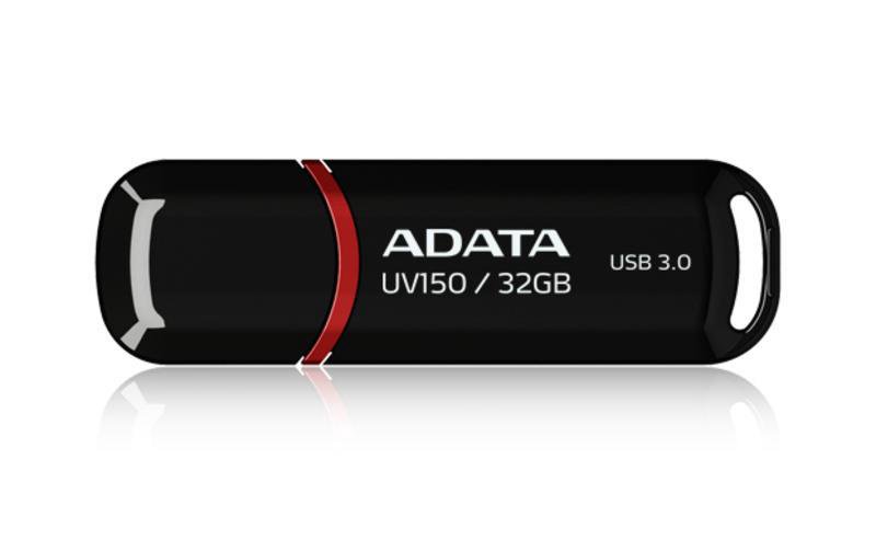 USB raktas ADATA UV150 32GB USB3.0 juodas AUV150-32G-RBK