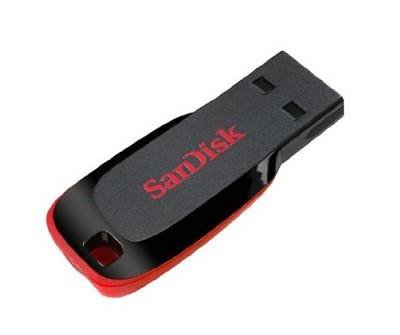 USB raktas SANDISK 64GB Cruzer Blade USB 2.0 SDCZ50-064G-B35