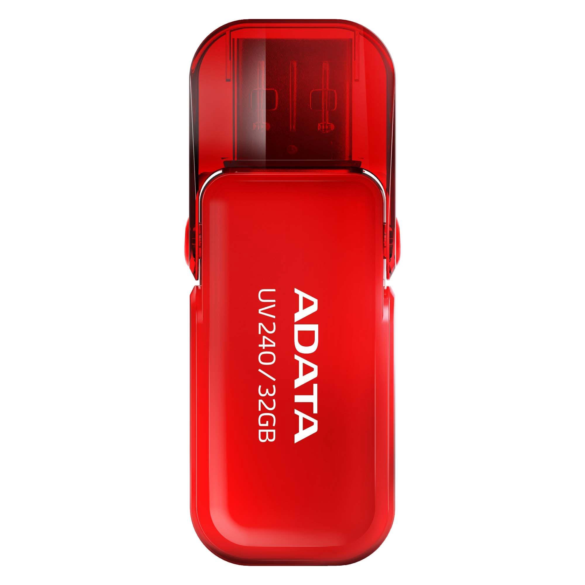 USB raktas ADATA  UV240  32 GB  USB 2.0  Red