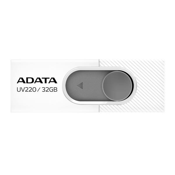 USB raktas ADATA  UV220  32 GB  USB 2.0  White/Gray