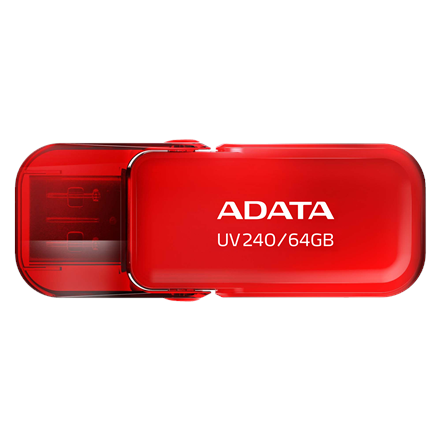 USB raktas ADATA UV240 64GB USB 2.0 Red